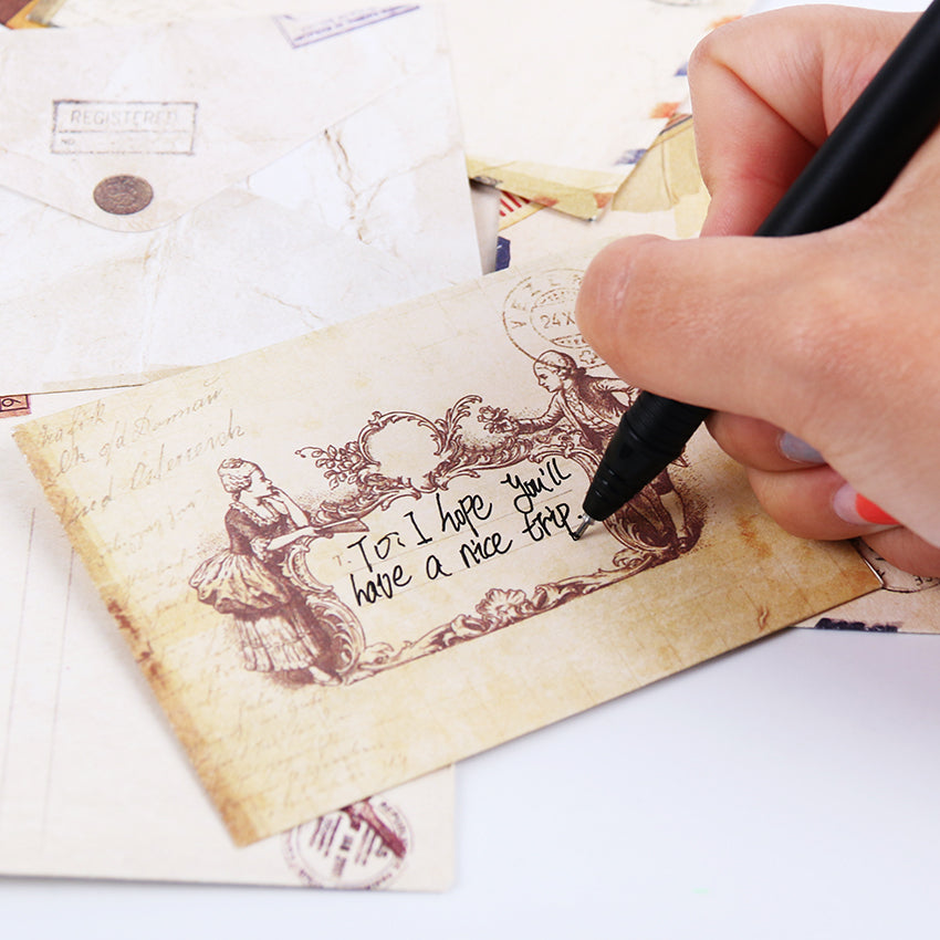 European Style Vintage Kraft Paper Envelopes for Letters