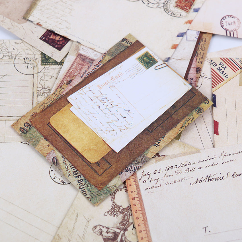 European Style Vintage Kraft Paper Envelopes for Letters