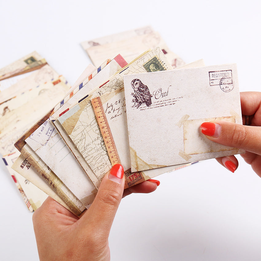 European Style Vintage Kraft Paper Envelopes for Letters